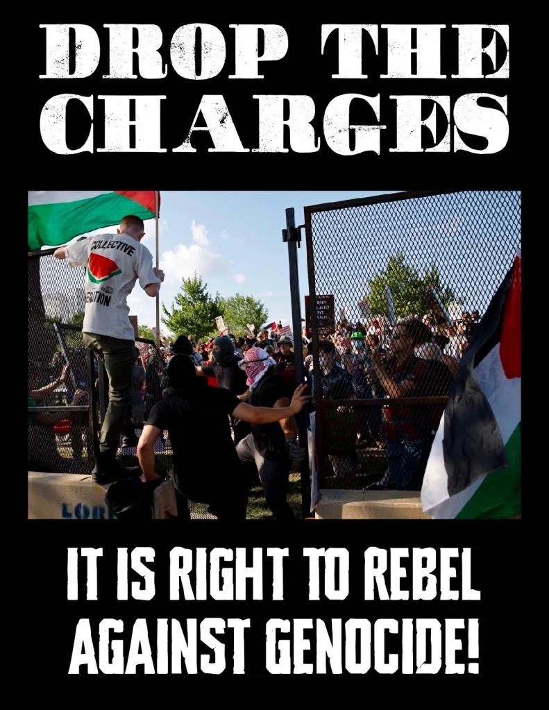 Drop The Charges - It Is Right To Rebel Against Genocide